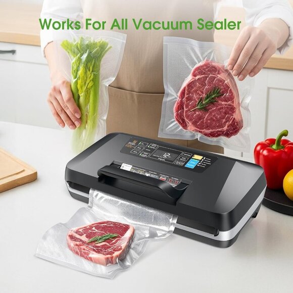 3Pack 11" x 10' Vacuum Sealer Bags Rolls,BPA Free,Heavy Duty,Leak-proof, Punc... - Picture 2 of 8